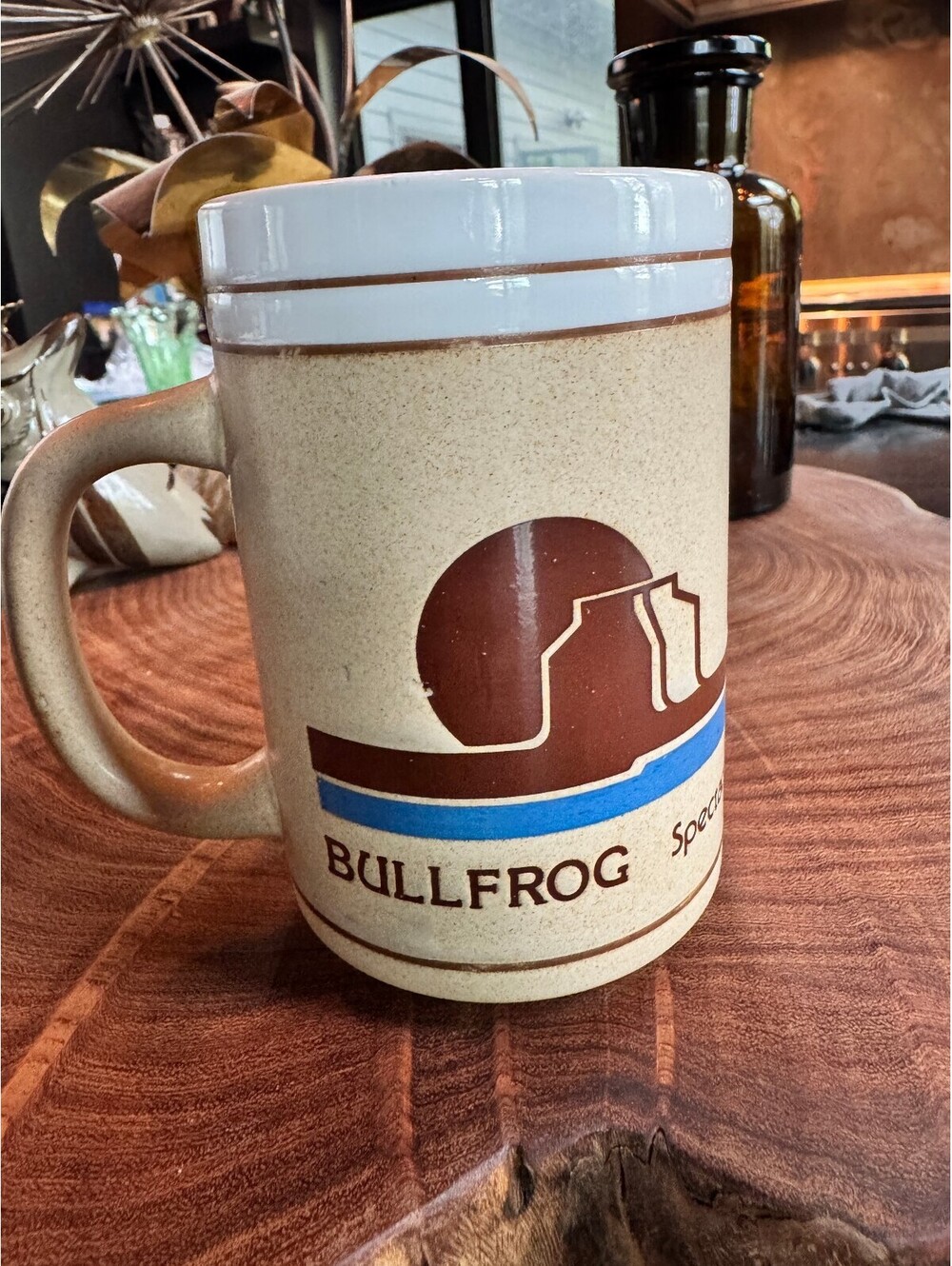 Vintage Bullfrog Marina Lake Powell Stoneware Mug - IAAC Japan
